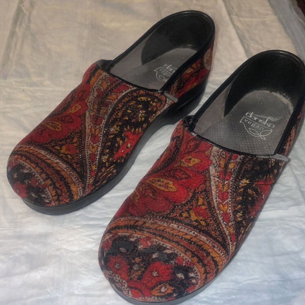 Dansko Vegan Tapestry Clogs